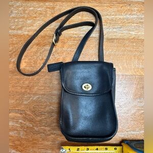 Vintage Coach Black Leather purse